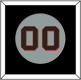 San Francisco Number - Road Gray - Single Mat 3