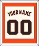 San Francisco Name & Number - Home Cream - Single Mat 1
