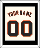 San Francisco Name & Number - Home Cream - Single Mat 2
