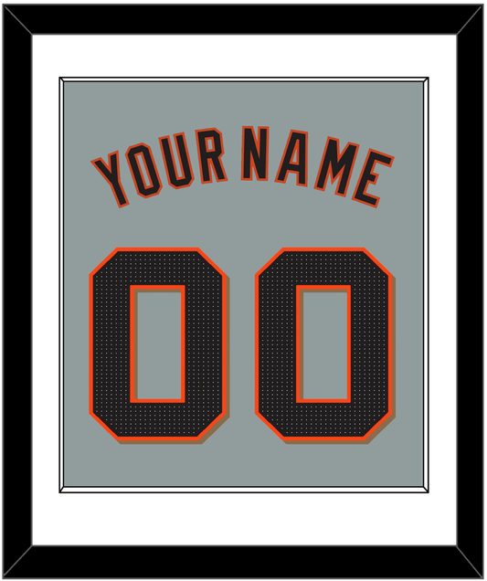 San Francisco Name & Number - Road Gray - Essential Tier 1