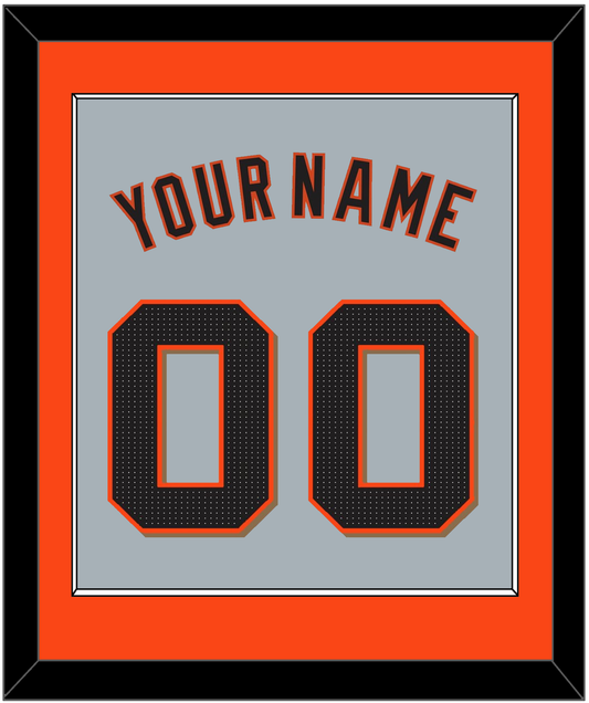 San Francisco Name & Number - Road Gray - Essential Tier 2