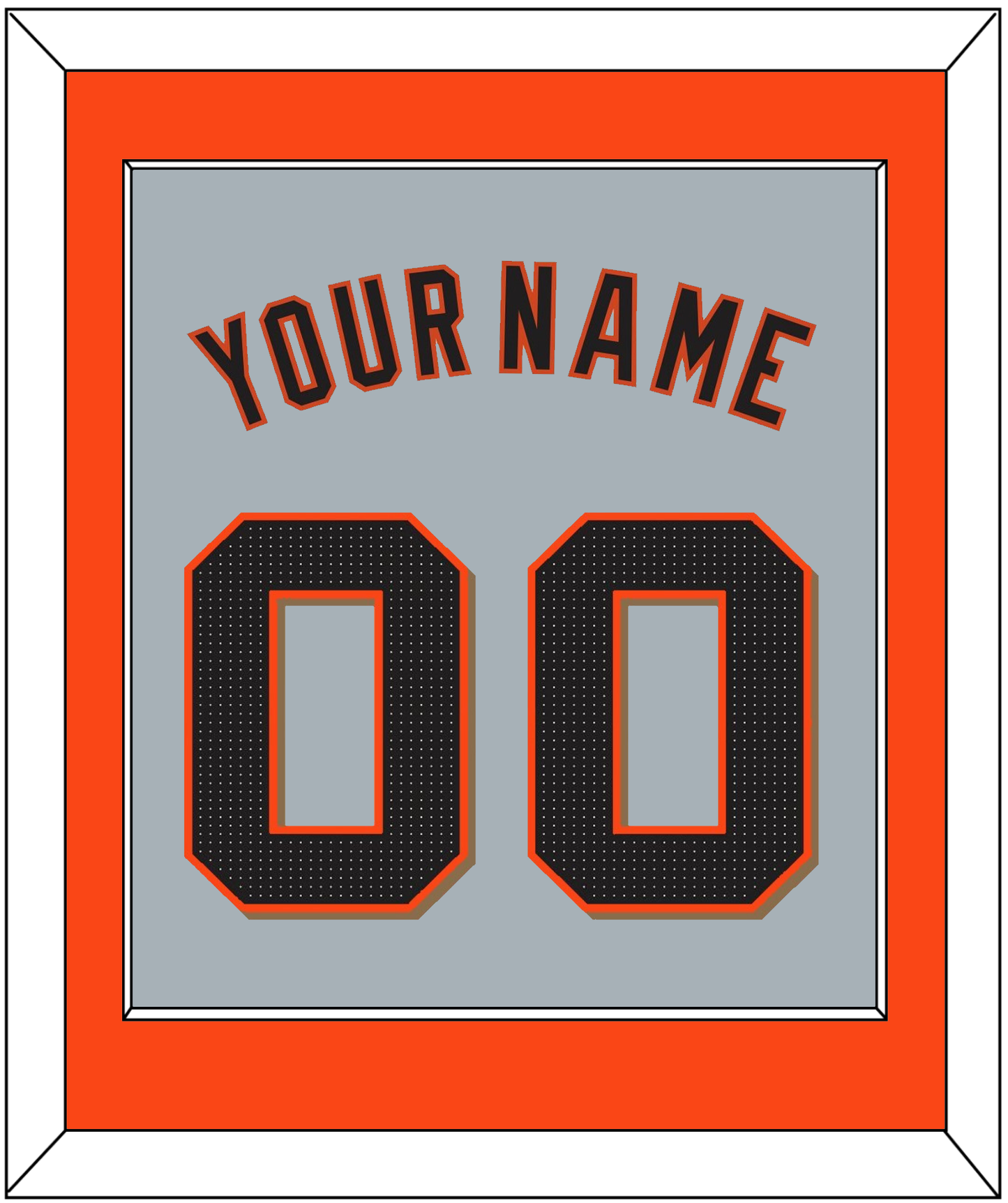 San Francisco Name & Number - Road Gray - Essential Tier 2