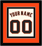 San Francisco Name & Number - Home Cream - Double Mat 2