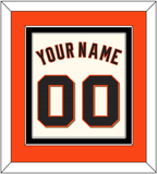 San Francisco Name & Number - Home Cream - Double Mat 2