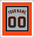 San Francisco Name & Number - Road Gray - Double Mat 2