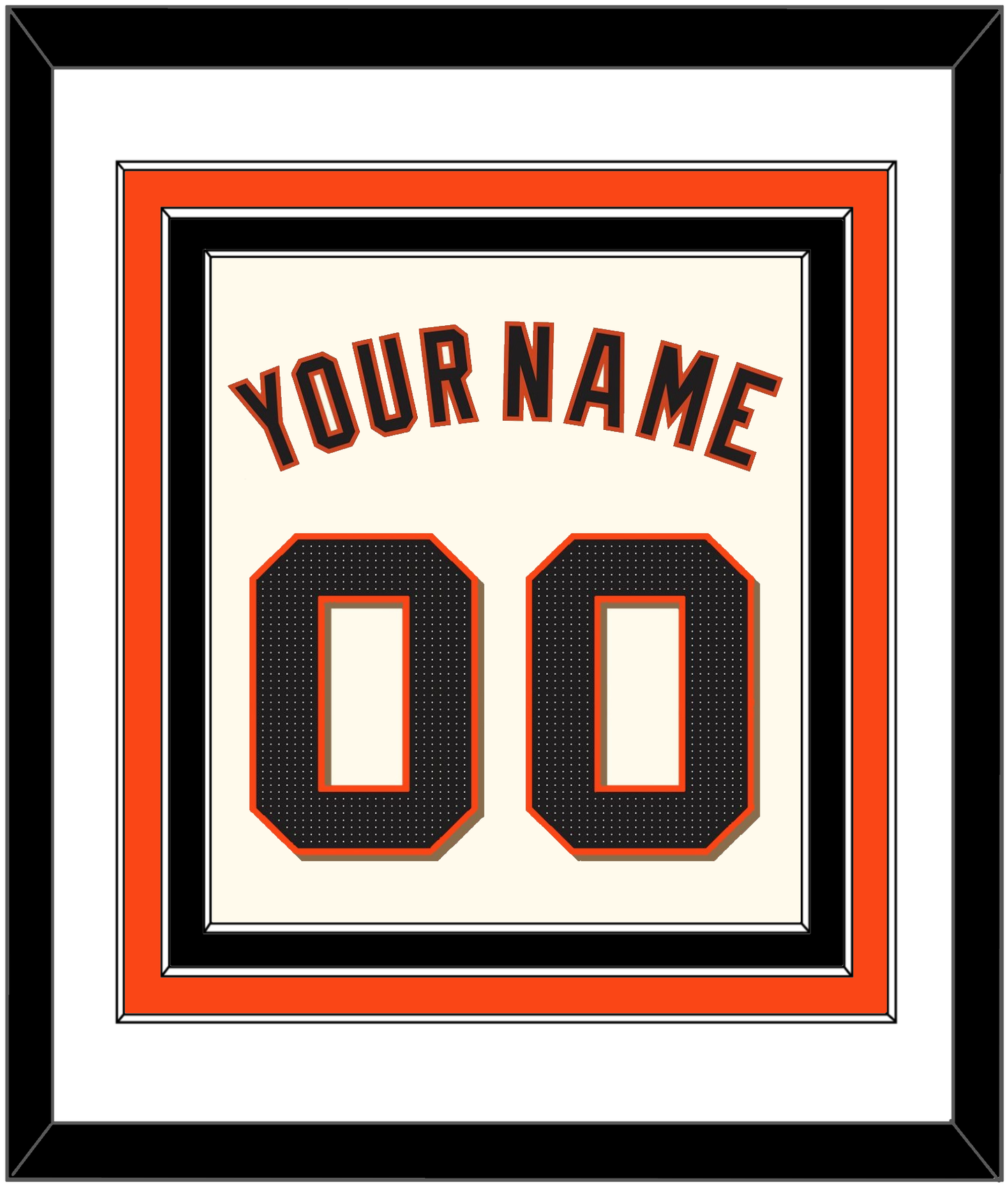 San Francisco Name & Number - Home Cream - Premier Tier 1
