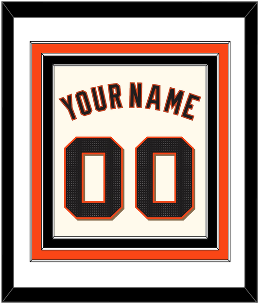 San Francisco Name & Number - Home Cream - Premier Tier 1