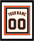 San Francisco Name & Number - Home Cream - Triple Mat 1