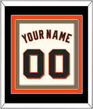San Francisco Name & Number - Home Cream - Triple Mat 3