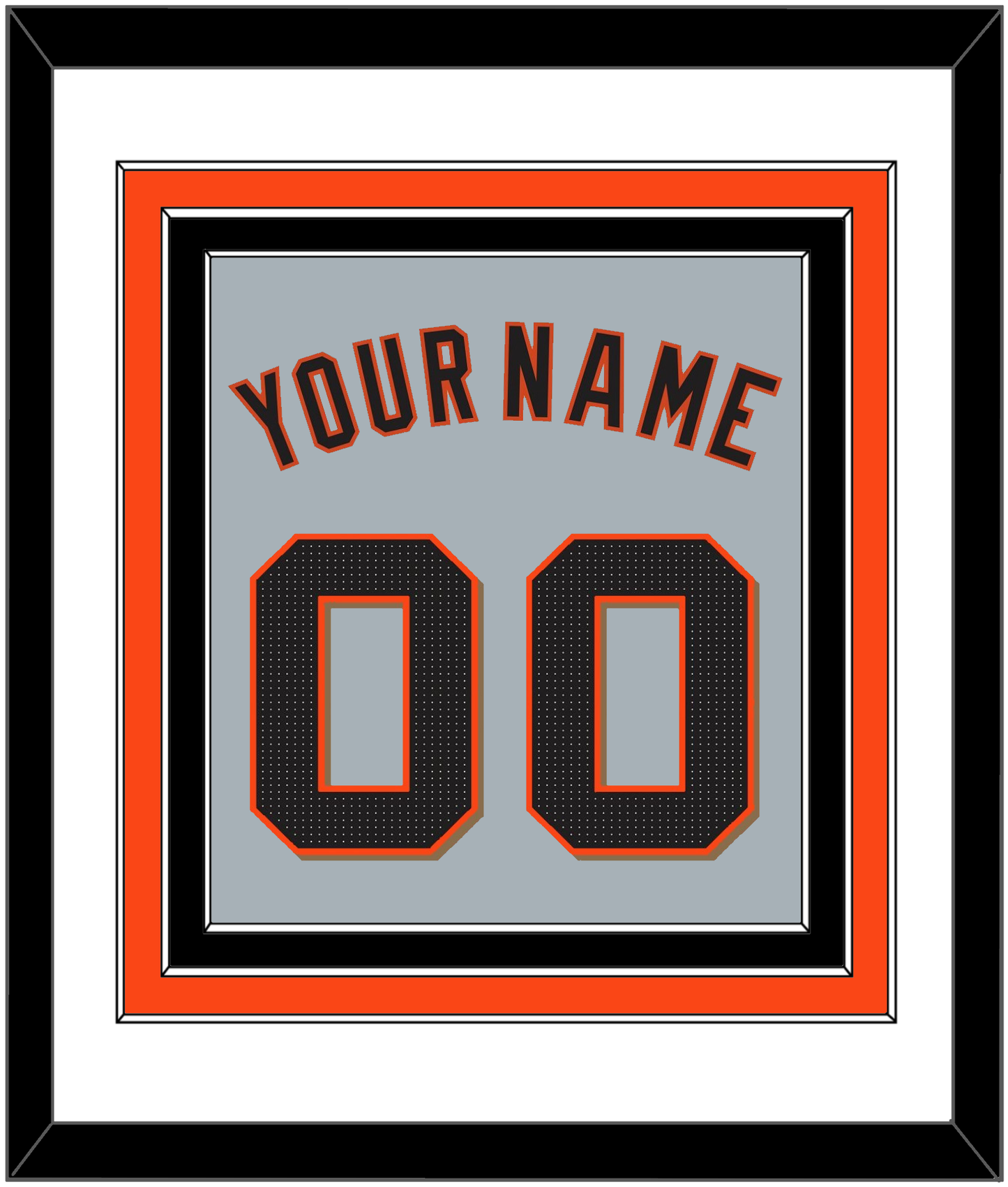 San Francisco Name & Number - Road Gray - Premier Tier 1
