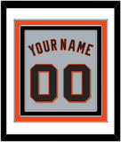 San Francisco Name & Number - Road Gray - Triple Mat 1