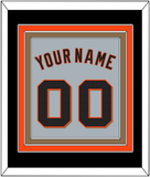 San Francisco Name & Number - Road Gray - Triple Mat 3