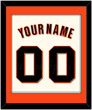 San Francisco Name & Number - Home Cream (2022-2023) - Single Mat 1