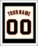 San Francisco Name & Number - Home Cream (2022-2023) - Single Mat 2