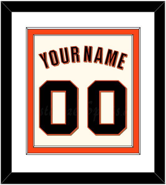 San Francisco Name & Number - Home Cream (2022-2023) - Signature Tier 1