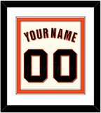 San Francisco Name & Number - Home Cream (2022-2023) - Double Mat 1