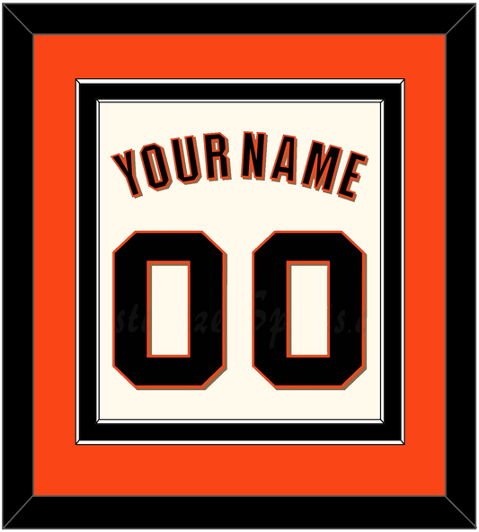 San Francisco Name & Number - Home Cream (2022-2023) - Signature Tier 2