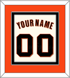 San Francisco Name & Number - Home Cream (2022-2023) - Double Mat 2