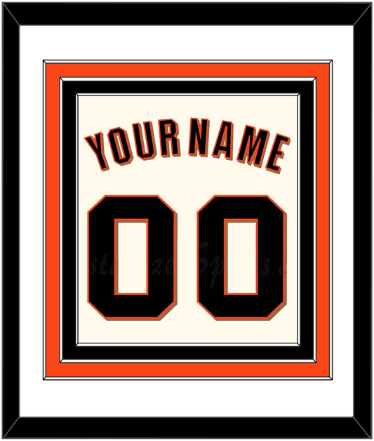 San Francisco Name & Number - Home Cream (2022-2023) - Premier Tier 1