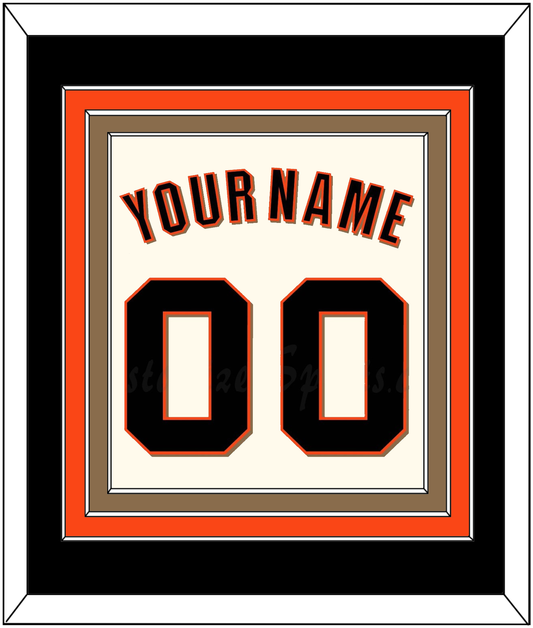 San Francisco Name & Number - Home Cream (2022-2023) - Premier Tier 3