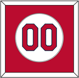 St. Louis Number - Home White (2006-2011) - Single Mat 1