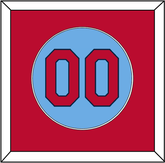 St. Louis Number - Alternate Road Powder Blue - Single Mat 2