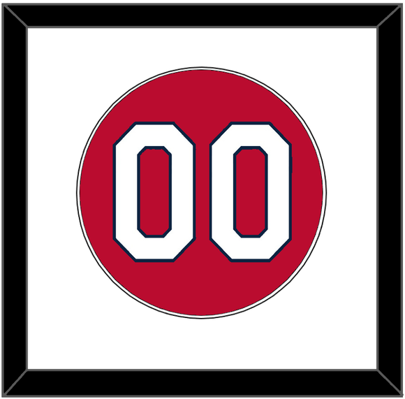 St. Louis Number - Spring Training Red - Single Mat 1