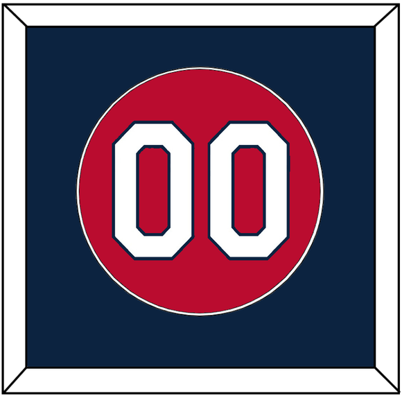 St. Louis Number - Spring Training Red - Single Mat 2