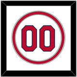 St. Louis Number - Home White (2006-2012) - Double Mat 1