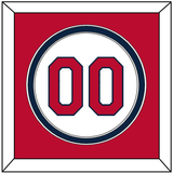 St. Louis Number - Home White (2006-2012) - Double Mat 2