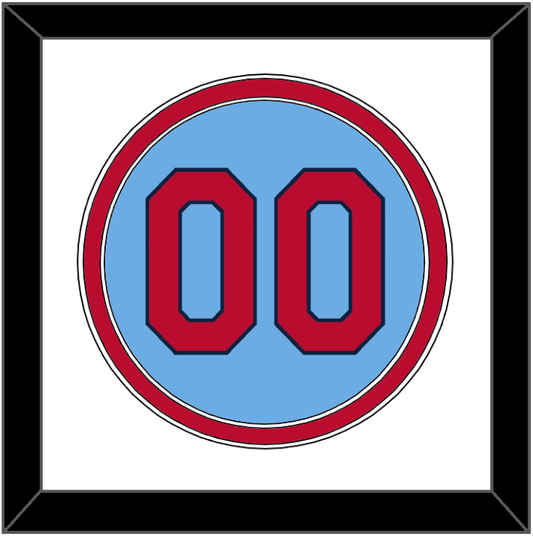 St. Louis Number - Alternate Road Powder Blue - Signature Tier 1