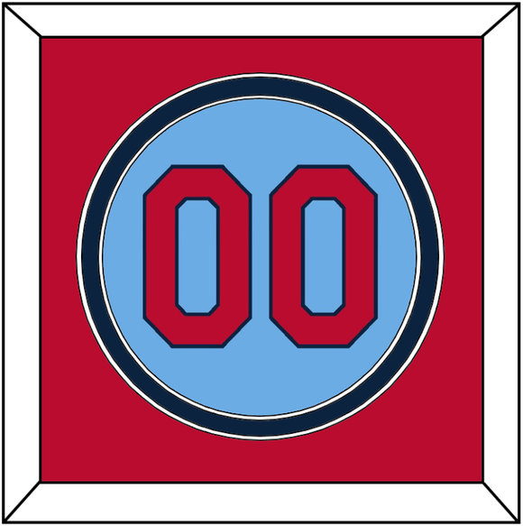 St. Louis Number - Alternate Road Powder Blue - Double Mat 2