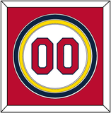 St. Louis Number - Home White (2006-2012) - Triple Mat 2