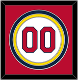 St. Louis Number - Home White (2006-2012) - Triple Mat 2