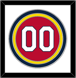 St. Louis Number - Spring Training Red - Triple Mat 1