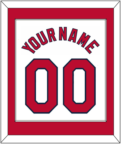 St. Louis Name & Number - Home White (2006-2012) - Essential Tier 1