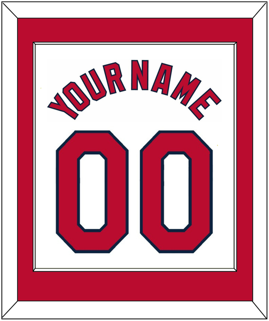 St. Louis Name & Number - Home White (2006-2012) - Essential Tier 1