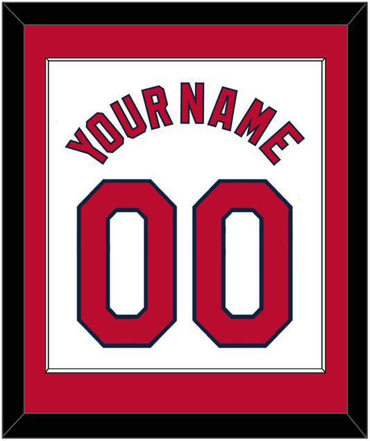 St. Louis Name & Number - Home White - Essential Tier 1