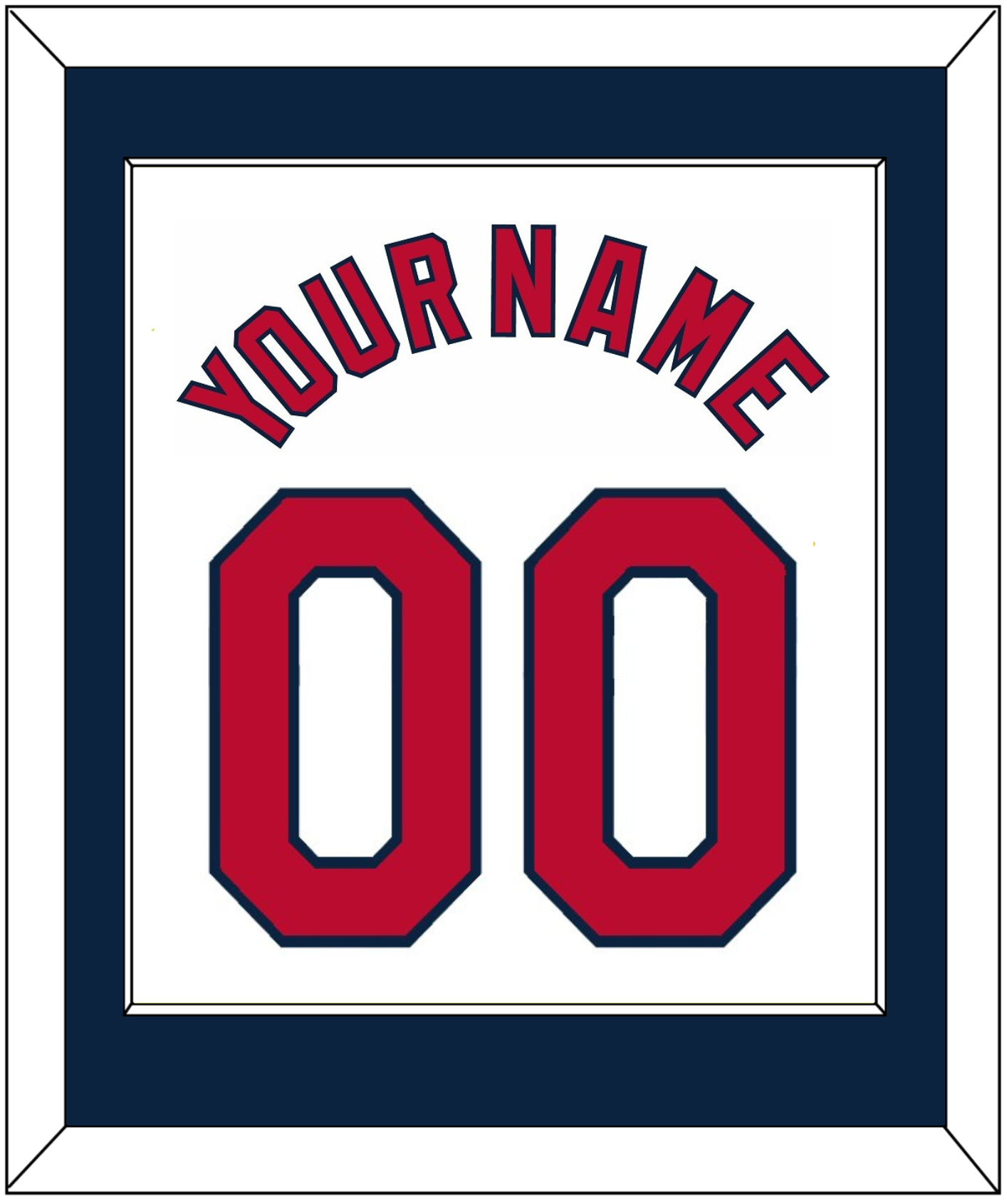 St. Louis Name & Number - Home White (2006-2012) - Essential Tier 2