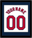 St. Louis Name & Number - Home White - Single Mat 2