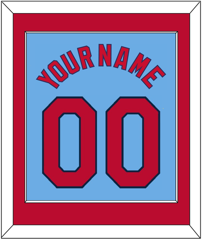 St. Louis Name & Number - Alternate Road Powder Blue - Essential Tier 2