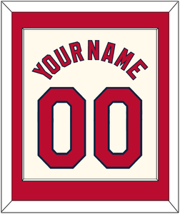 St. Louis Name & Number - Alternate Cream - Single Mat 1