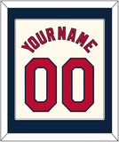 St. Louis Name & Number - Alternate Cream - Single Mat 2