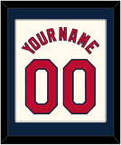 St. Louis Name & Number - Alternate Cream - Single Mat 2