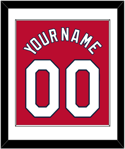 St. Louis Name & Number - Spring Training Red - Essential Tier 1