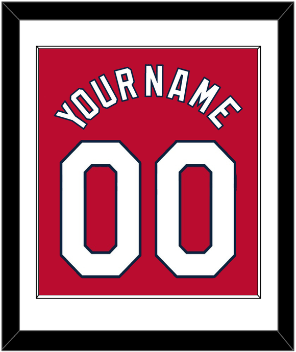 St. Louis Name & Number - Spring Training Red - Single Mat 1