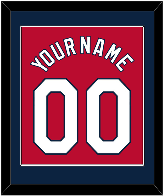 St. Louis Name & Number - Spring Training Red - Essential Tier 2