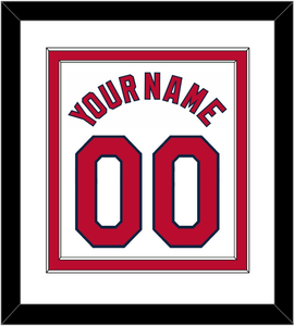 St. Louis Name & Number - Home White - Double Mat 1