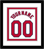 St. Louis Name & Number - Home White (2006-2012) - Double Mat 1