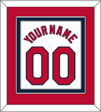 St. Louis Name & Number - Home White (2006-2012) - Double Mat 2